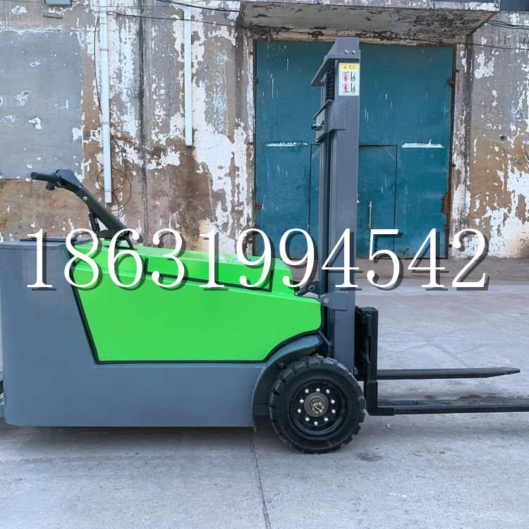 卢龙县小型电动叉车1吨2吨步行站驾式电瓶堆高充电装卸车液压升降车铲车